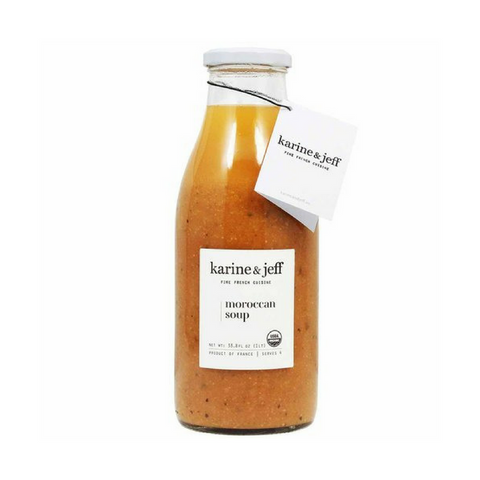 Karine & Jeff Organic French Moroccan Soup 33.8 oz-Karine & Jeff-Le Tablier Bleu | Online French Supermaket