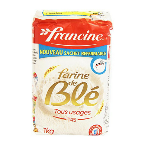 Francine All Purpose Wheat Flour 2.2 lbs. (1kg)-Francine-Le Tablier Bleu | Online French Supermaket