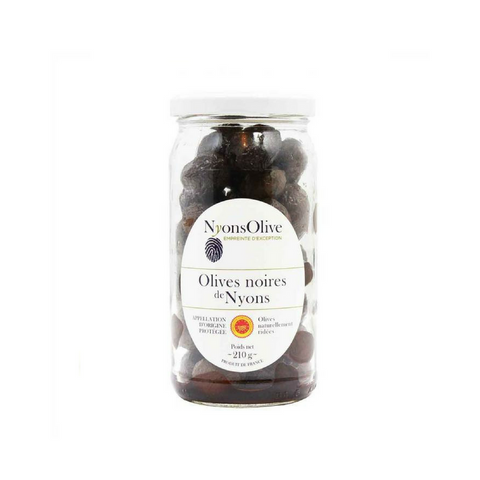 Black Nyons Olives A.O.C. by Nyonsolive 7.4 oz-Nyonsolive-Le Tablier Bleu | Online French Supermaket
