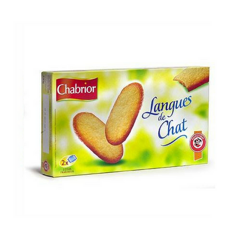 Chabrior · Langues de chat · 200g (7 oz)-DESSERTS & SWEETS-Chabrior-Le Tablier Bleu | Online French Supermaket