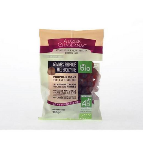 Auzier Chabernac Organic Propolis Honey Eucalyptus Gumdrops 3.5 oz. (100g) Best Price-Auzier Chabernac-Le Tablier Bleu | Online French Supermaket