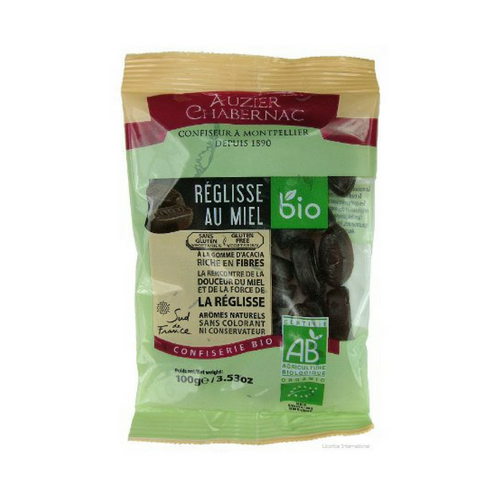 Auzier Chabernac Organic Honey Licorice 3.5 oz. (100g) Best Price-Auzier Chabernac-Le Tablier Bleu | Online French Supermaket