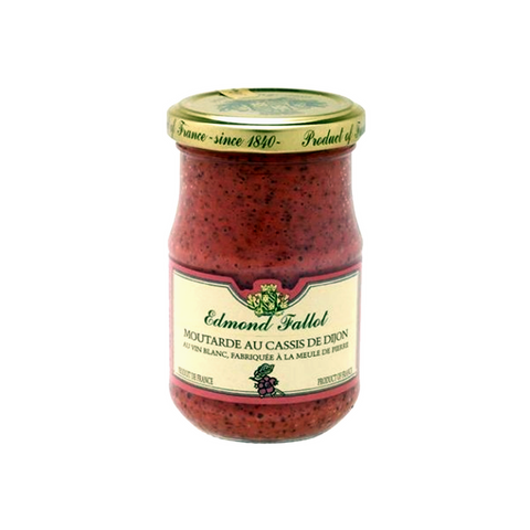 Edmond Fallot Blackcurrant Dijon Mustard 7.2 oz. (205 g)-Edmond Fallot-Le Tablier Bleu | Online French Supermaket