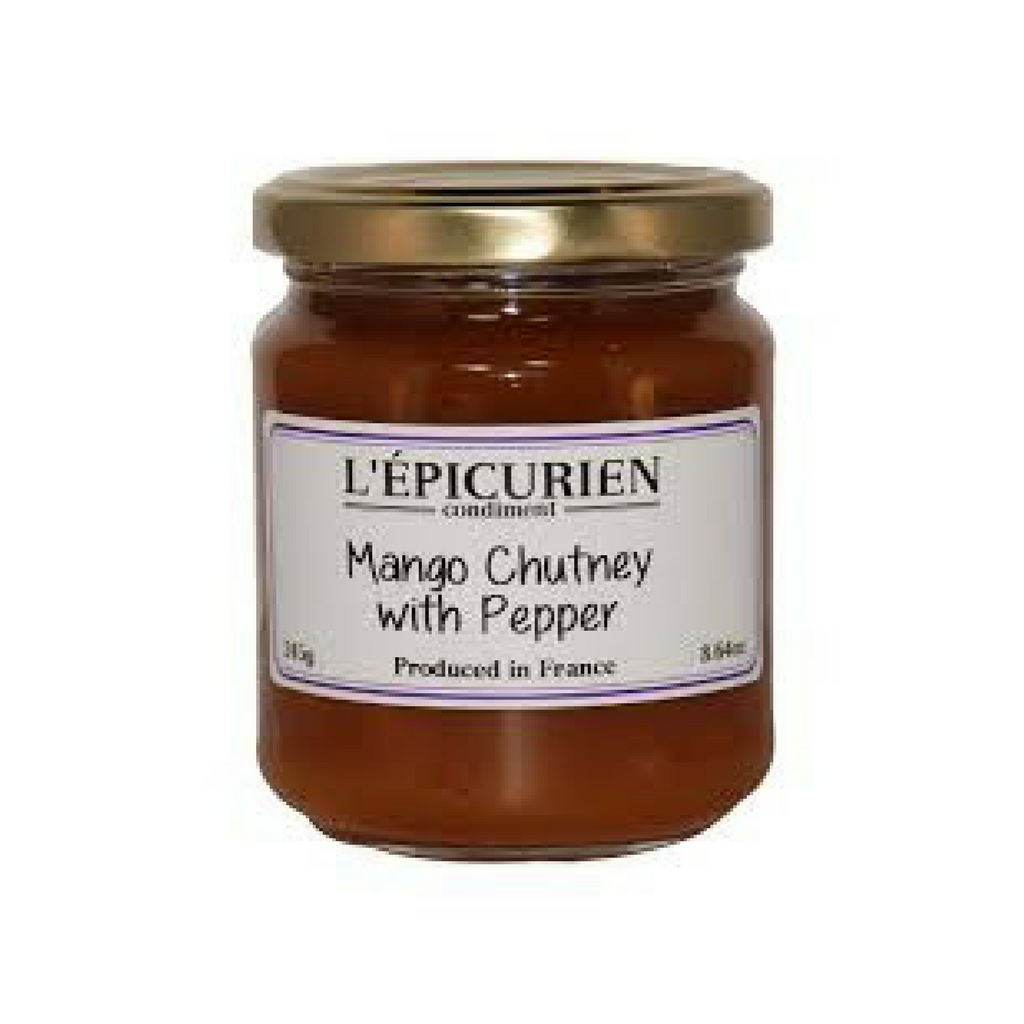 Epicurien Mango Chutney with Pepper 8.6 oz-Epicurien-Le Tablier Bleu | Online French Supermaket