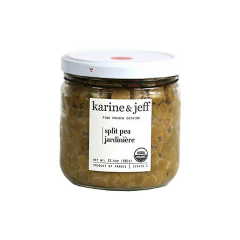 Karine & Jeff Organic French Split Peas with Vegetables 13.4 oz-Karine & Jeff-Le Tablier Bleu | Online French Supermaket