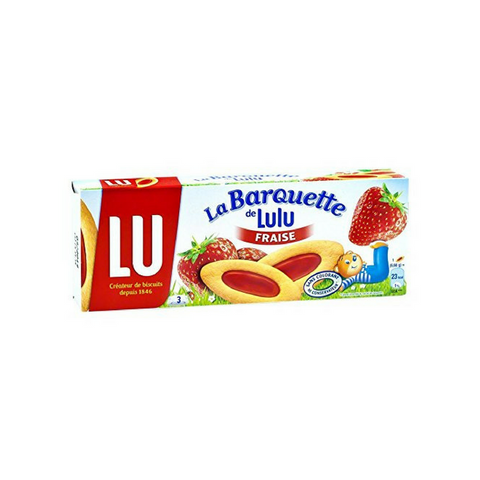 French Strawberry Barquettes Cookies by LU 4.2 oz-Lu-Le Tablier Bleu | Online French Supermaket