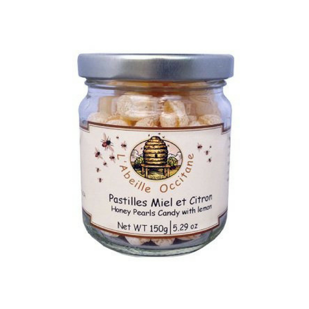 L'Abeille Occitane Honey Pearls Candy with Lemon 5.2 oz. (150g)-L'Abeille Occitane-Le Tablier Bleu | Online French Supermaket