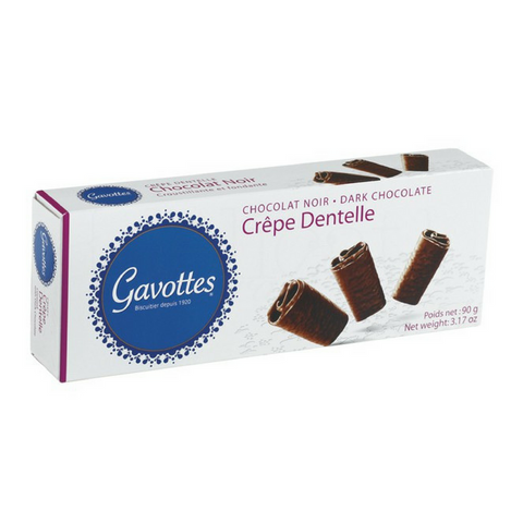 Dark Chocolate Crepe Dentelle by Gavottes 3.17 oz-Gavottes-Le Tablier Bleu | Online French Supermaket