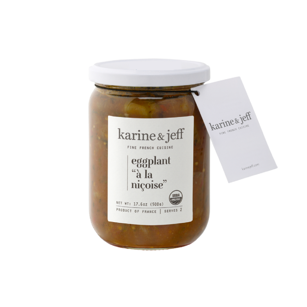 Karine & Jeff Organic French Eggplant a la Nicoise 17.6 oz-Karine & Jeff-Le Tablier Bleu | Online French Supermaket