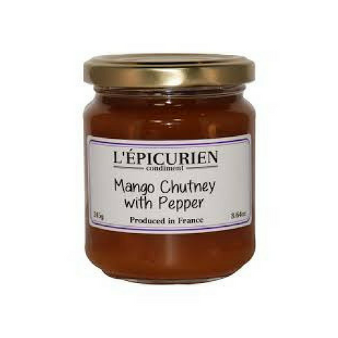 Epicurien Mango Chutney with Pepper 8.6 oz-Epicurien-Le Tablier Bleu | Online French Supermaket