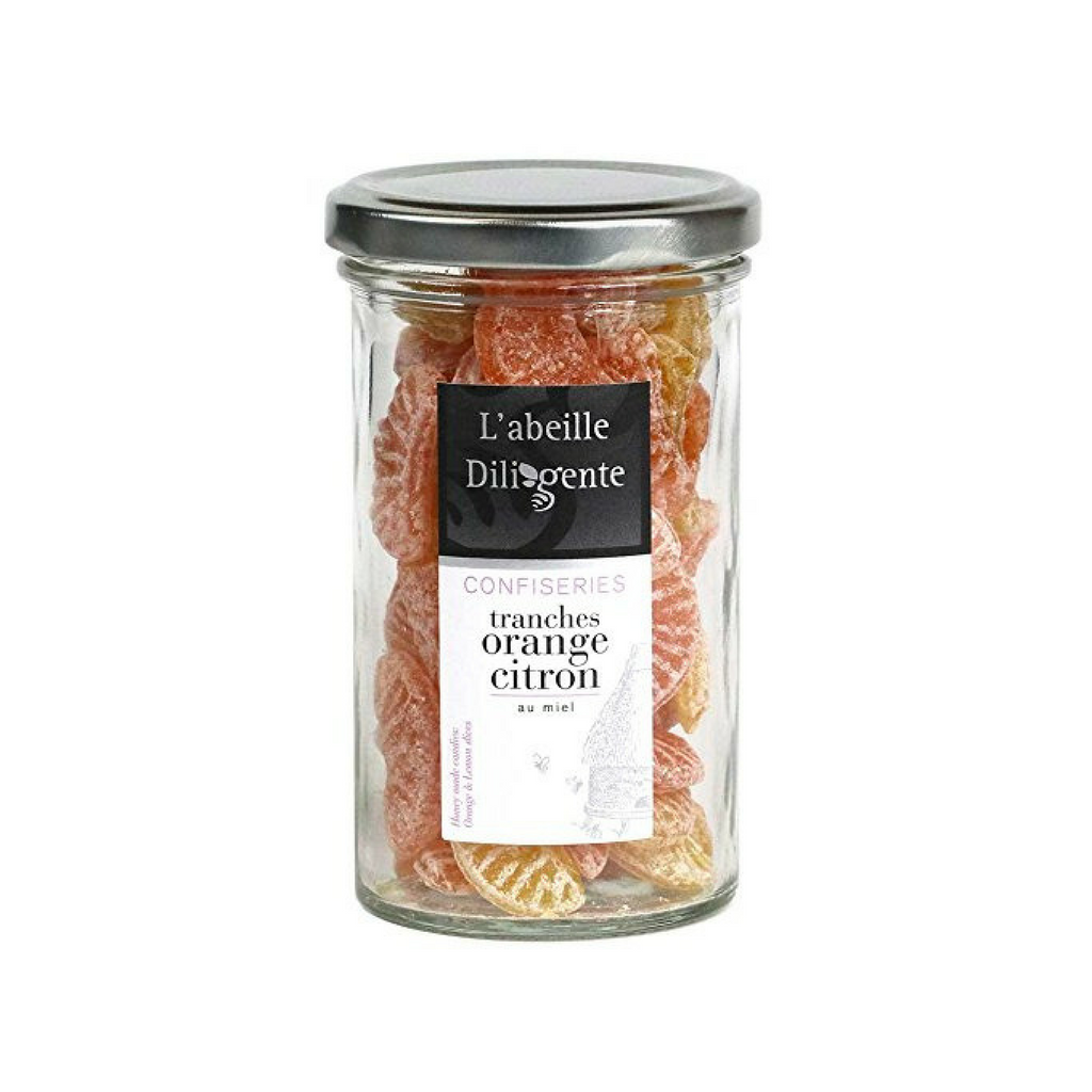 French Honey Candies Orange and Lemon Flavor by L'Abeille Diligente 6.35 oz-L'Abeille Diligente-Le Tablier Bleu | Online French Supermaket