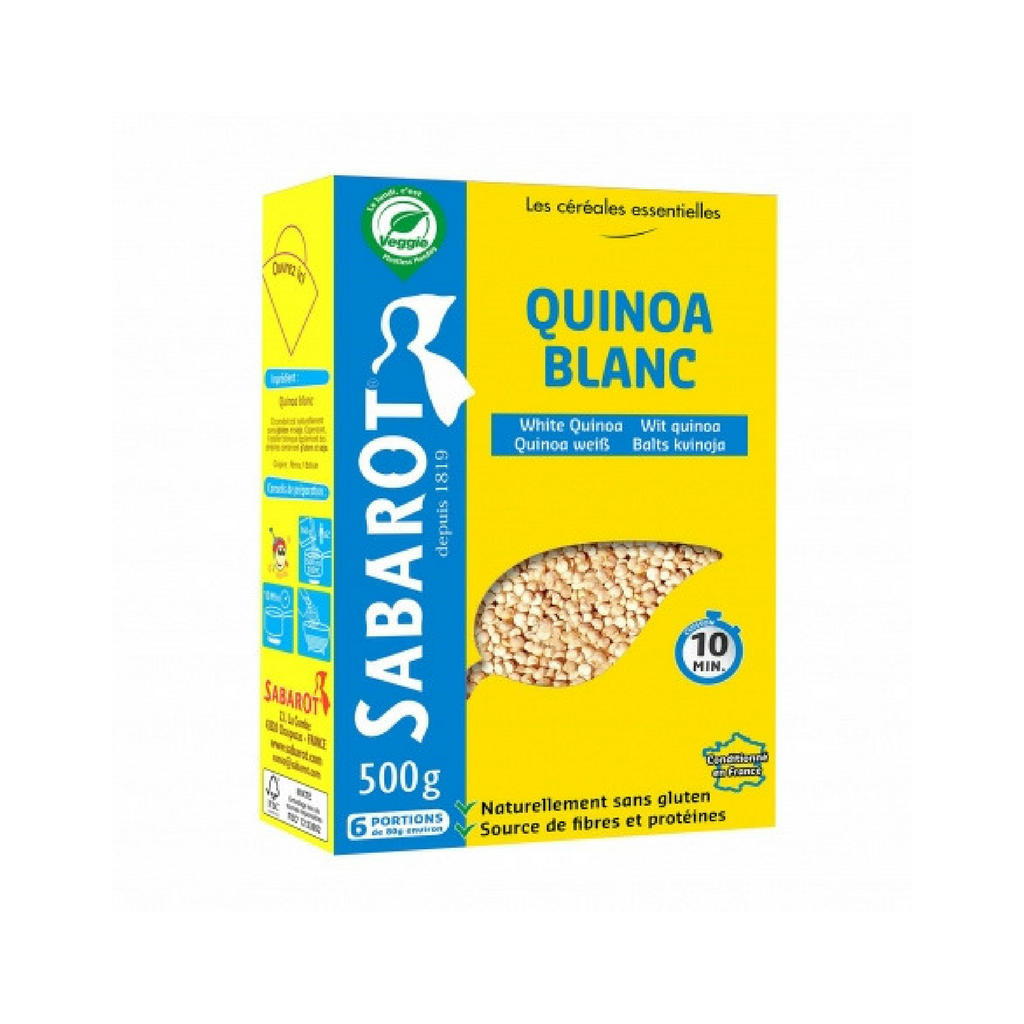 Sabarot French White Quinoa 17.6 oz. (500g)-Sabarot-Le Tablier Bleu | Online French Supermaket