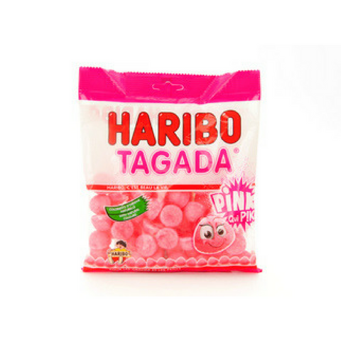 Haribo Tagada Pink Strawberry Gummy Candy 3.5 oz. (100g)-Haribo-Le Tablier Bleu | Online French Supermaket