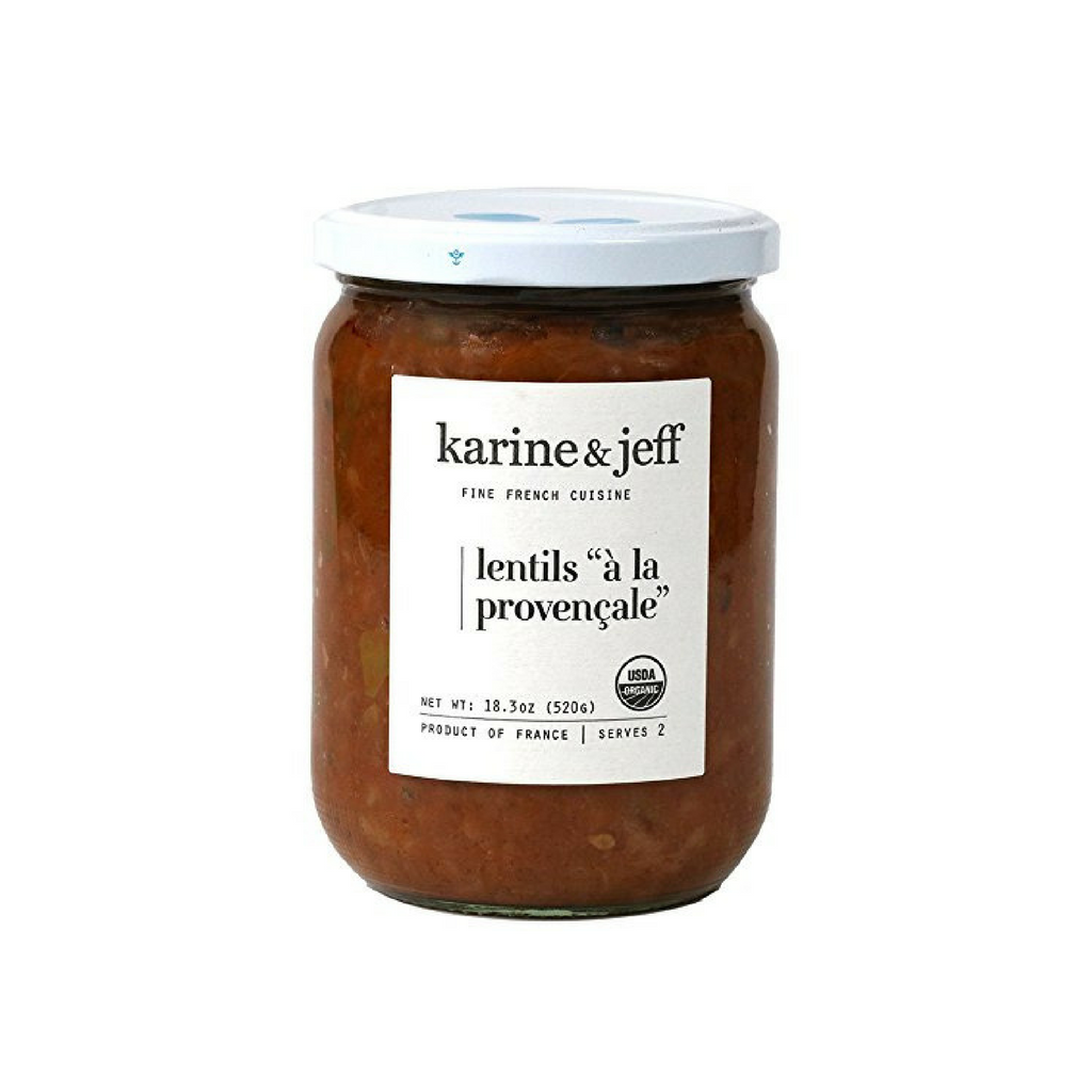 Karine & Jeff Organic French Lentils a la Provencale 18.3 oz-Karine & Jeff-Le Tablier Bleu | Online French Supermaket