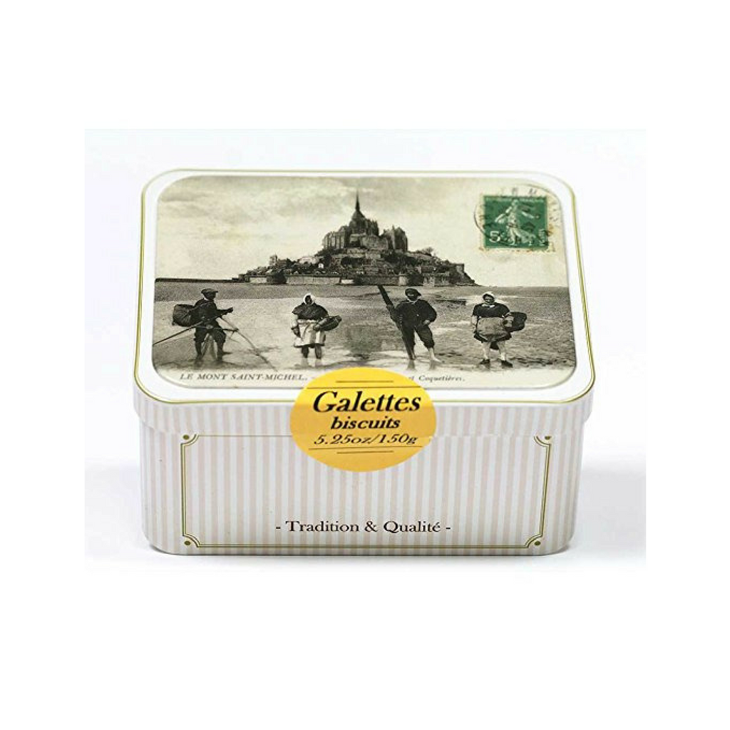 Maison Peltier Galettes Butter Cookies with Honey Tin 5.2 oz. (150g) Best Price-Maison Peltier-Le Tablier Bleu | Online French Supermaket