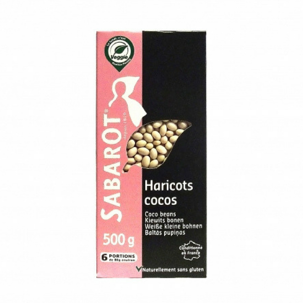 White Haricots Coco Beans by Sabarot 17.6 oz-Sabarot-Le Tablier Bleu | Online French Supermaket