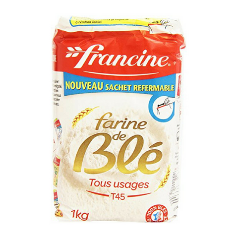 Francine All Purpose Wheat Flour 2.2 lbs. (1kg) Best Price-Francine-Le Tablier Bleu | Online French Supermaket