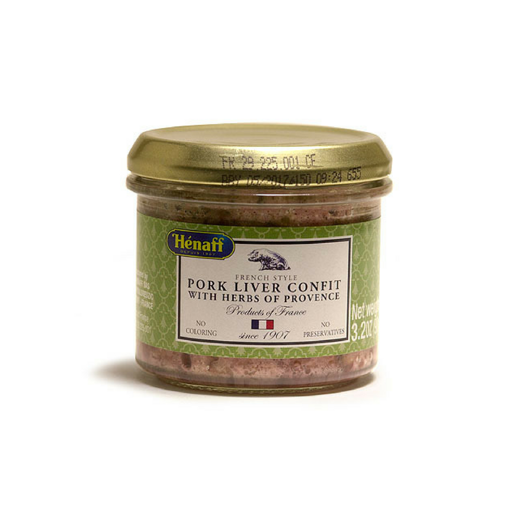 6 Pack Henaff Pork Liver Confit with Herbs of Provence-Henaff-Le Tablier Bleu | Online French Supermaket