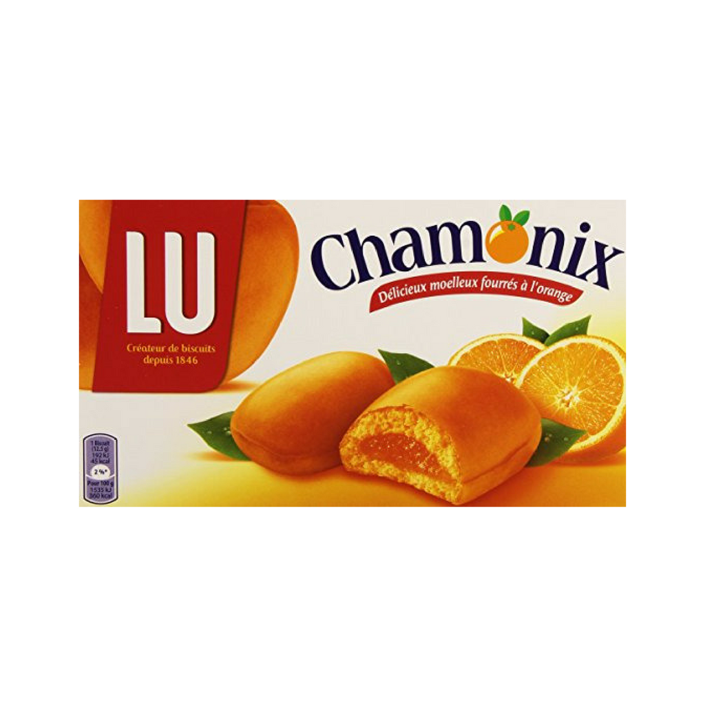 Chamonix Orange Filled Sponge Biscuits by LU 8.8 oz-Lu-Le Tablier Bleu | Online French Supermaket