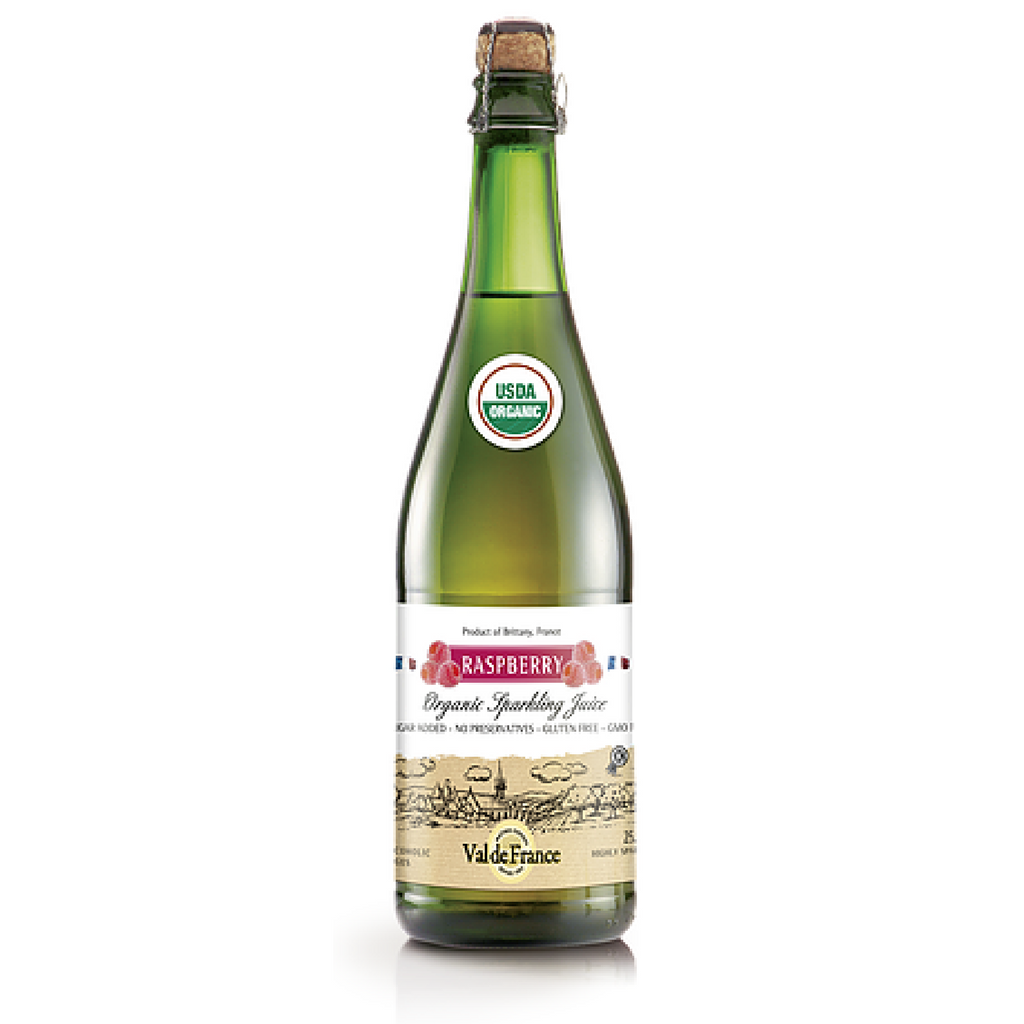 Organic Sparkling Raspberry Juice by Val de France 25.4 oz-Val de France-Le Tablier Bleu | Online French Supermaket