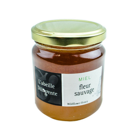 L'Abeille Diligente Wildflower Honey 8.8 oz. (250g) Best Price-L'Abeille Diligente-Le Tablier Bleu | Online French Supermaket