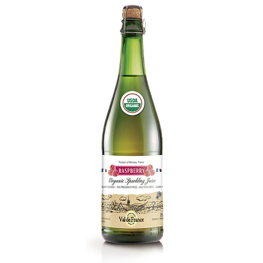Organic Sparkling Raspberry Juice by Val de France 25.4 oz Best Price-Val de France-Le Tablier Bleu | Online French Supermaket