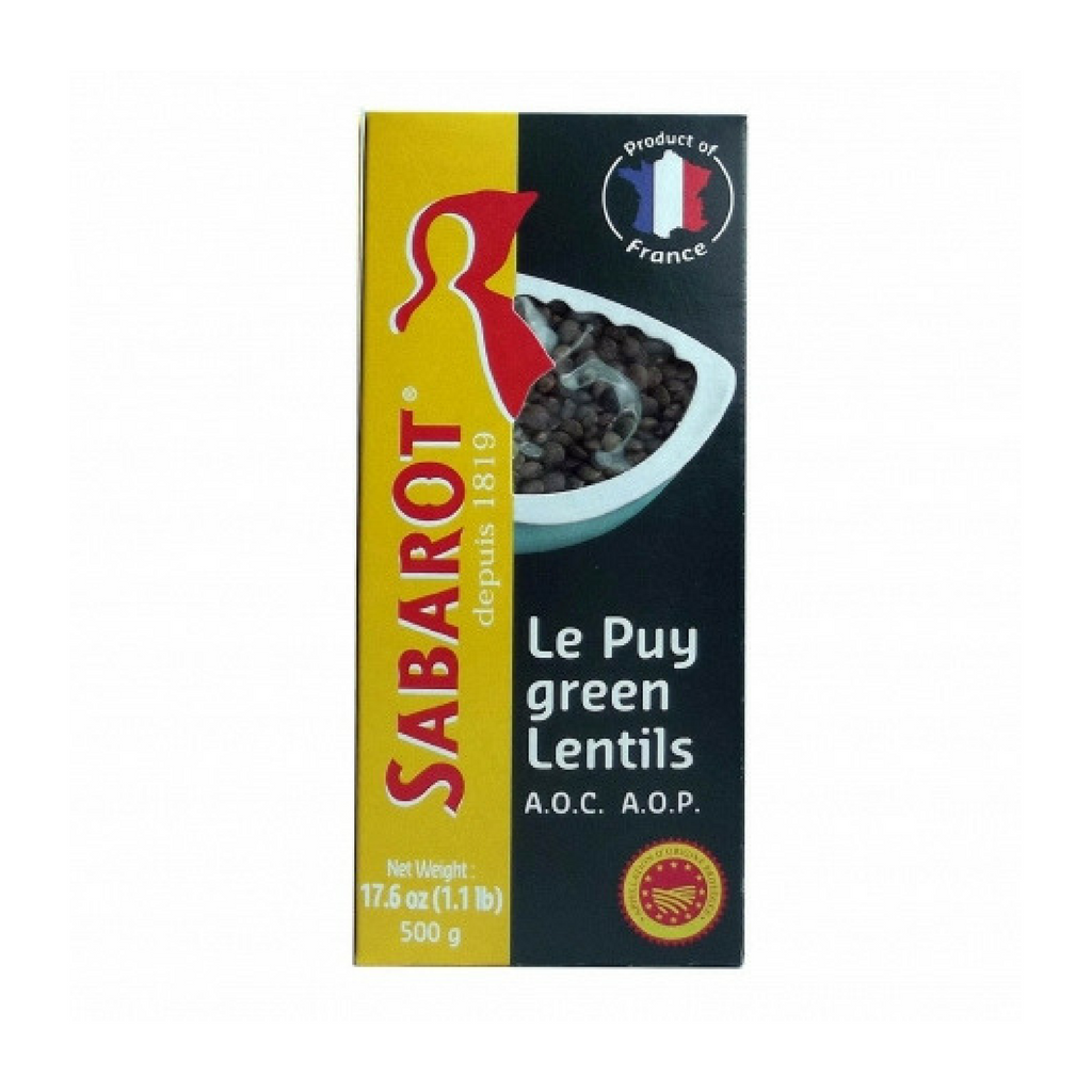 French Green Lentils A.O.P. from Le Puy by Sabarot 17.6 oz-Sabarot-Le Tablier Bleu | Online French Supermaket