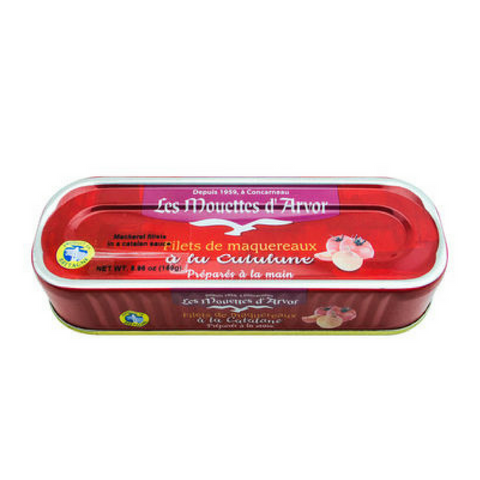 Mouettes d'Arvor Mackerel Fillets in Catalane Tomato Sauce 5.9 oz Best Price-Mouettes d'Arvor-Le Tablier Bleu | Online French Supermaket