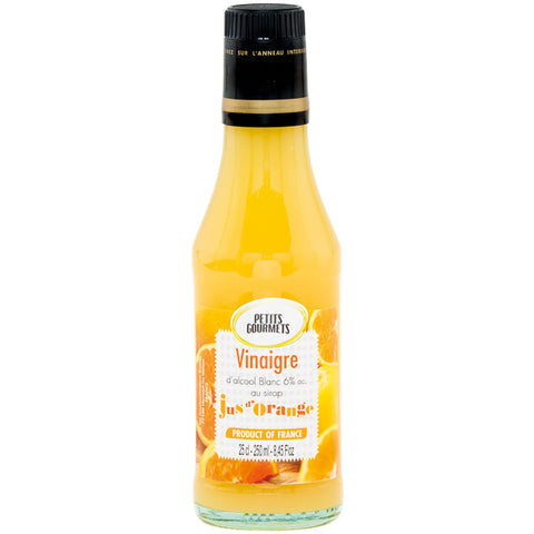 White alcohol vinegar 6° flavoured with orange syrup 25cl Best Price-Pommery-Le Tablier Bleu | Online French Supermaket