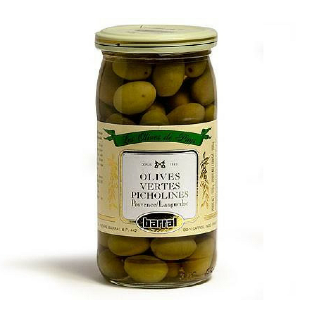 Barral · Green Picholine olives · 200g (7 oz)-FRENCH ÉPICERIE-Barral-Le Tablier Bleu | Online French Supermaket