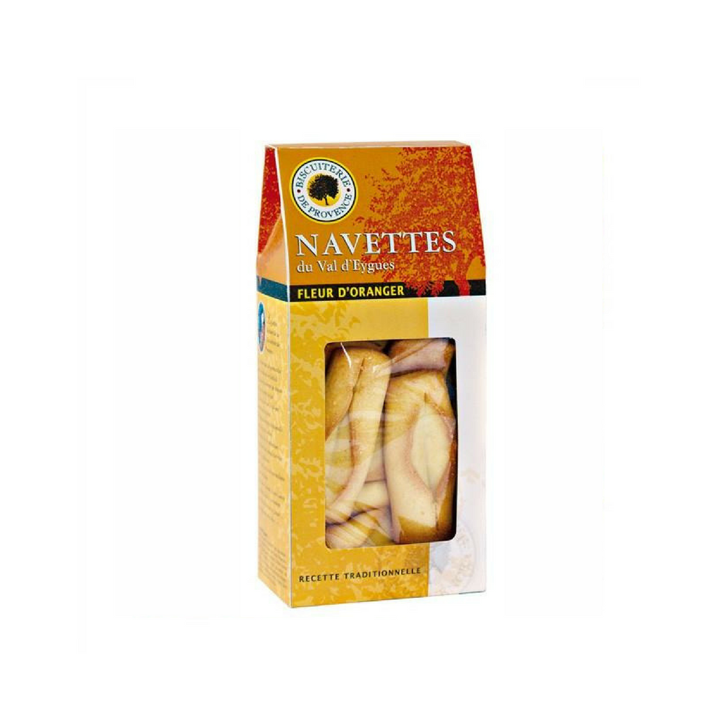 Biscuiterie de Provence Navettes of Val d Eygues Orange Flower Cookies-DESSERTS & SWEETS-Biscuiterie de Provence-Le Tablier Bleu | Online French Supermaket