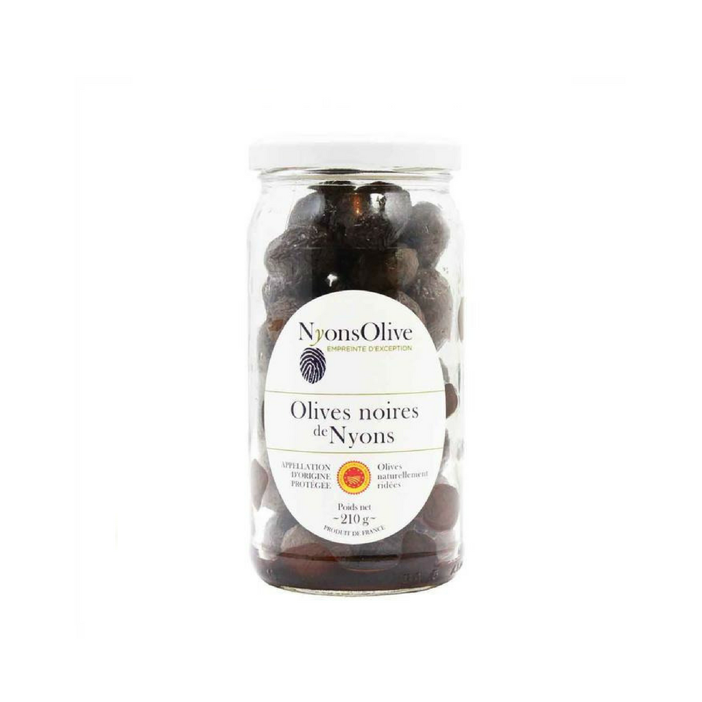 Black Nyons Olives A.O.C. by Nyonsolive 7.4 oz-Nyonsolive-Le Tablier Bleu | Online French Supermaket