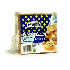 Brioche Pasquier Minitoasts - French Hors d'Oeuvre Toasts-FRENCH ÉPICERIE-Brioche Pasquier-Le Tablier Bleu | Online French Supermaket