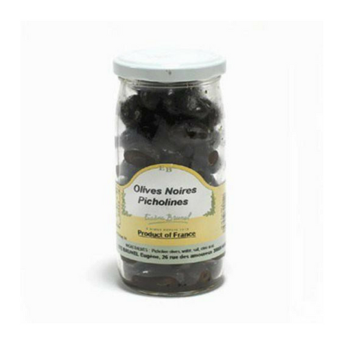 Brunel · Black Picholine olives · 200g (7 oz)-FRENCH ÉPICERIE-Brunel-Le Tablier Bleu | Online French Supermaket
