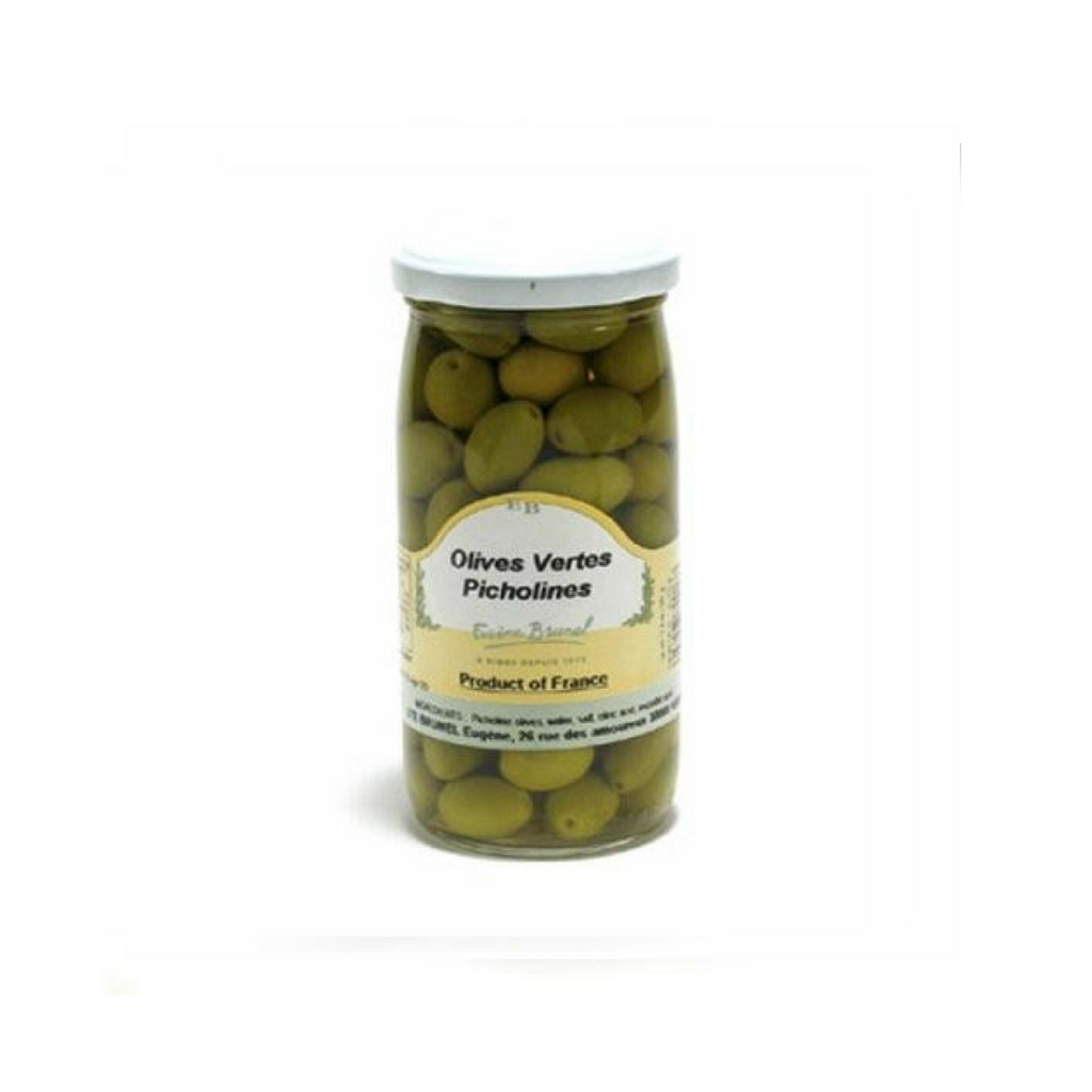 Brunel · Green Picholine olives · 200g (7 oz)-FRENCH ÉPICERIE-Brunel-Le Tablier Bleu | Online French Supermaket