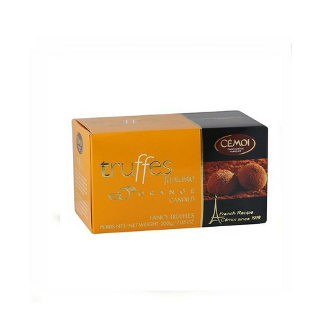 Cemoi Truffes Fantaisie · Chocolate truffles Orange · 200g-DESSERTS & SWEETS-Cemoi-Le Tablier Bleu | Online French Supermaket
