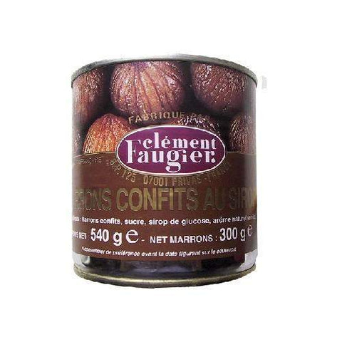 Clement Faugier Whole Candied Chestnuts in Syrup 19 oz-COOKING & BAKING-Clement Faugier-Le Tablier Bleu | Online French Supermaket
