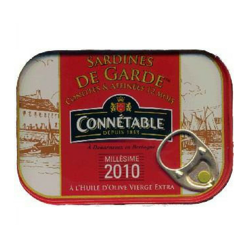 Connétable · Sardines de garde in olive oil · 115g (4.1 oz)-FOIE GRAS & TRUFFLES-Connetable-Le Tablier Bleu | Online French Supermaket