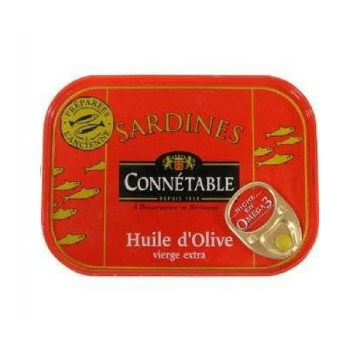 Connétable · Whole sardines in olive oil · 115g (4.1 oz)-FOIE GRAS & TRUFFLES-Connetable-Le Tablier Bleu | Online French Supermaket