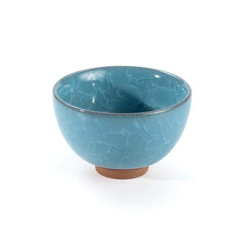 Crackle Glaze Ceramic Teacup (Blue) - Le Palais Des Thes-PALAIS DES THES-Palais des Thes-Le Tablier Bleu | Online French Supermaket