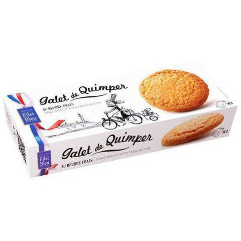 Filet Bleu Galet de Quimper Traditional Shortbread Biscuit 4 oz. (115g)-Filet Bleu-Le Tablier Bleu | Online French Supermaket