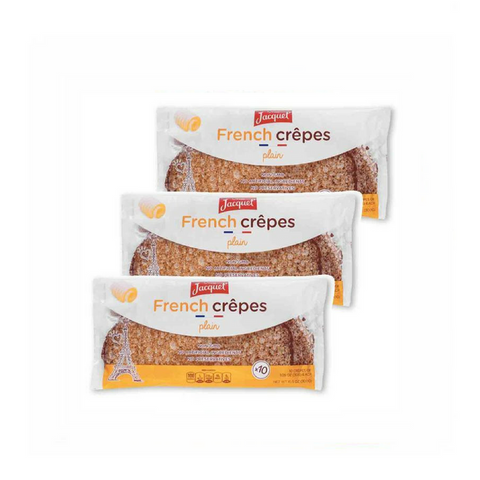 Jacquet Plain French Crepes 10 Crepes x 3 Packs-Jacquet-Le Tablier Bleu | Online French Supermaket