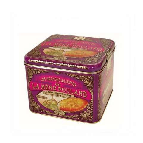 La Mere Poulard - Grandes galettes, box · collector's tin · 500g-DESSERTS & SWEETS-La Mere Poulard-Le Tablier Bleu | Online French Supermaket