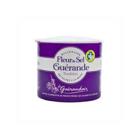 Le Guérandais French Salt Fleur de sel de Guérande, box · 125g (4.4 oz)-COOKING & BAKING-Le Guerandais-Le Tablier Bleu | Online French Supermaket
