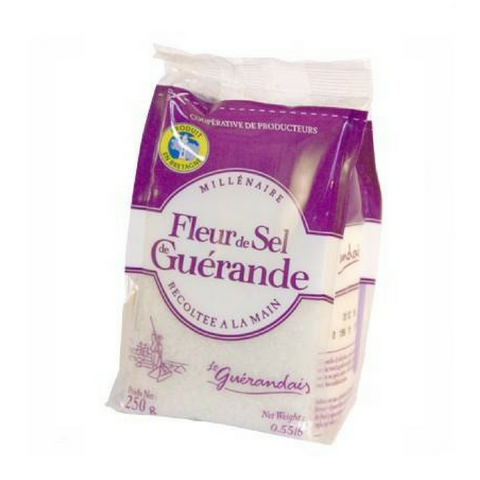 Le Guérandais French Salt Fleur de sel de Guérande, sachet · 250g (8.8 oz)-COOKING & BAKING-Le Guerandais-Le Tablier Bleu | Online French Supermaket