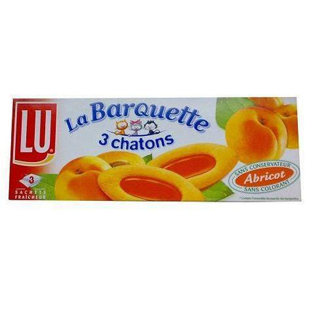 Lu · Barquettes 3 chatons, apricot · 120g (4.2 oz)-DESSERTS & SWEETS-Lu-Le Tablier Bleu | Online French Supermaket