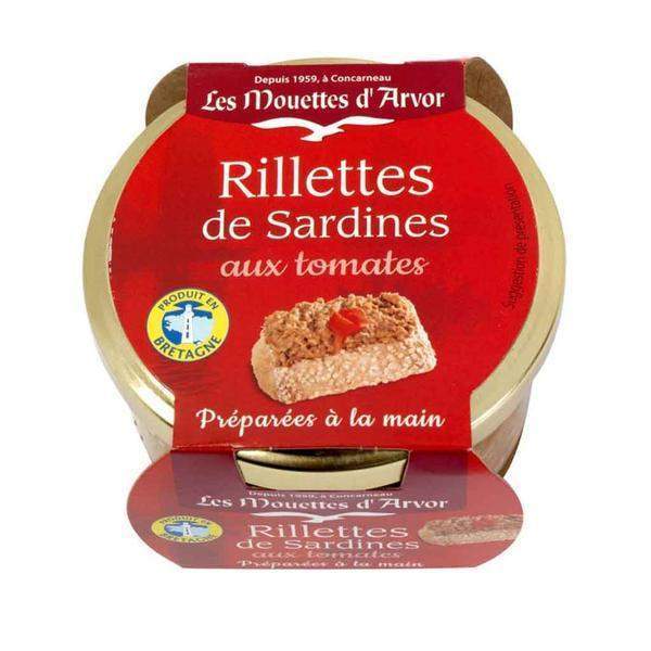Mouettes d'Arvor Sardines Rillettes with French Tomatoes 4.4 oz-Mouettes d'Arvor-Le Tablier Bleu | Online French Supermaket