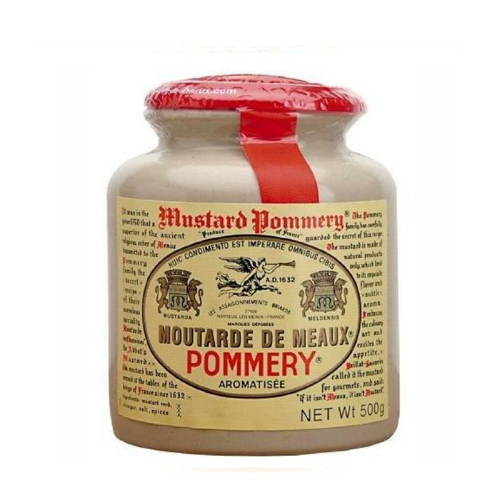 Moutarde de Meaux Mustard, Pommery - 17.6 oz jar-FRENCH ÉPICERIE-Pommery-Le Tablier Bleu | Online French Supermaket