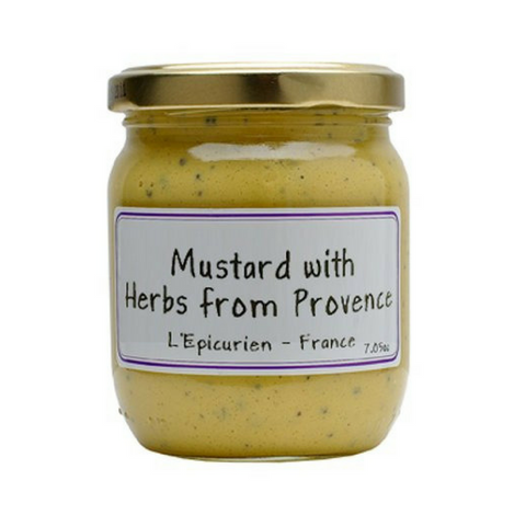 Epicurien Mustard with Provence Herbs 7 oz-Epicurien-Le Tablier Bleu | Online French Supermaket