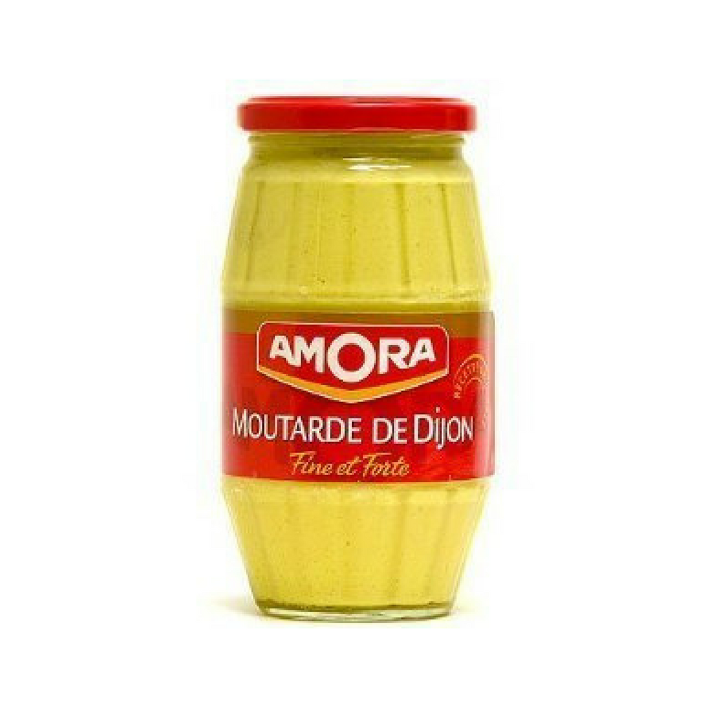 12 Pack Amora Large Jar Dijon Mustard-Amora-Le Tablier Bleu | Online French Supermaket